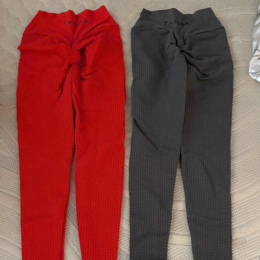 Tahira Vibrant Red Leggings